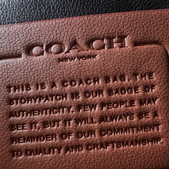 Coach Black Quilted Shoulder Bag - Picture 8 of 8